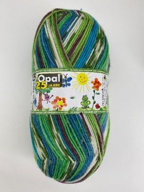 Opal Pullover und Sockenwolle "Jubiläumskollektion" grün/ blau