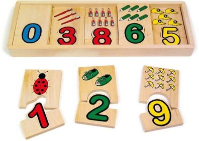 Zahlen Zuordnung Kinder Mengen Zahlen Lernspiel Rechnen Spiel Vorschule Puzzle