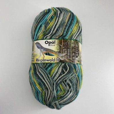 Opal Pullover und Sockenwolle "Regenwald" grün/ blau