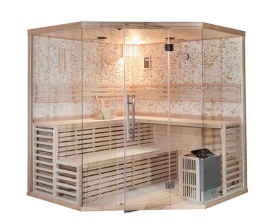 Grimstad Waterwave Eck-Sauna für für 4 - 5 Personen