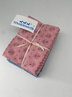 Patchwork Stoffpaket "Prinzessin rosa + blau"