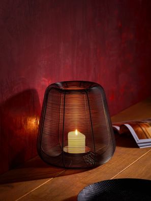 Windlicht Kerzenhalter klein oder groß "LUANDA" - Philippi Design