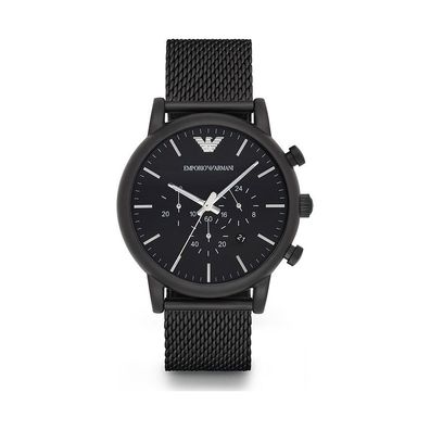 Emporio Armani AR1968 Luigi Chronograph Herrenuhr -Schwarz Neu ohne Verpackung