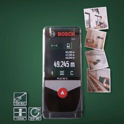 Bosch Laser Entfernungsmesser PLR 50 C | 0603672200