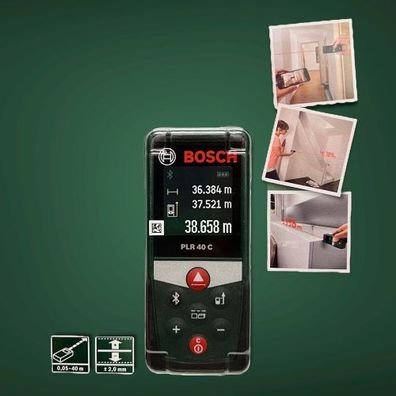 Bosch Laser Entfernungsmesser PLR 40 C | 0603672300