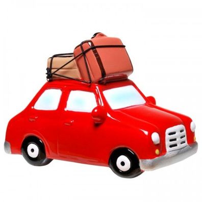 Spardose Urlaubsauto mit Pfropfen Keramik, 10,5 x 15 cm