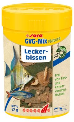 Sera GVG-Mix Nature 100ml Flockenfutter mit FD Anteil