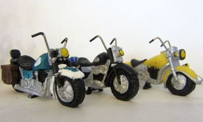 Miniatur Motorrad L:6,5cm Modell klein Shopper Setzkasten Geldgeschenk basteln