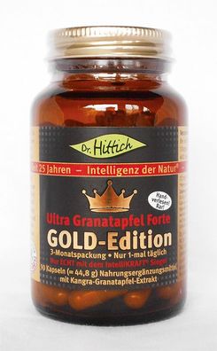 Dr. Hittich Ultra Granatapfel Forte GOLD-Edition, 1/2/4x 90 Kapseln