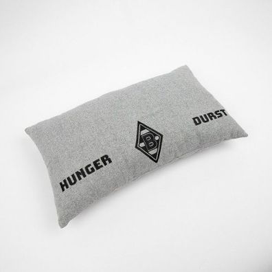 Borussia Mönchengladbach Kissen "Hunger & Durst" mit Taschen