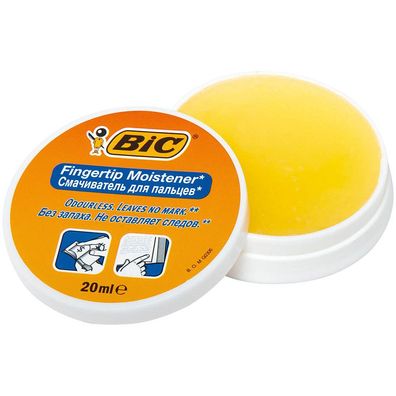 BIC Fingeranfeuchter BIC® Fingertip, 20 ml, weiß/ orange