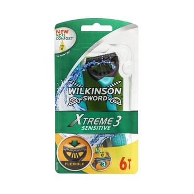 Wilkinson Xtreme3 Sensitive Einwegrasierer, 6er Pack