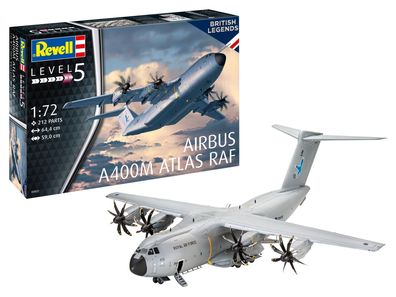 Revell Airbus A400M Atlas „RAF“ in 1:72 Revell 03822 Bausatz