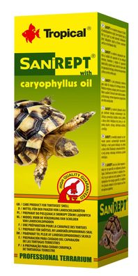Tropical Sanirept 15ml mit Caryophyllus-Öl für Panzer von Schildkröten Terrarium