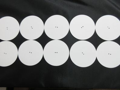 10 Stück Keramikscheiben 1mm dick x Ø75mm, hitzefeste Unterlage, elektr. Isolierung