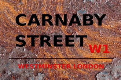 Blechschild London 30x20cm Westminster Carnaby Street W1 Deko Schild tin sign