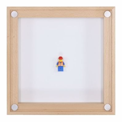 Click Vitrine PLUS Natur 300x300x60mm für 1 Lego® Figuren