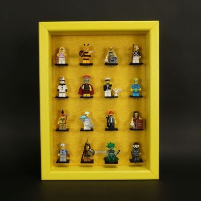ClickCase Vitrine für LEGO® Serie 10 (71001) mit 16 Figurenhalter