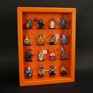ClickCase Vitrine für LEGO® Serie 15 (71011) mit 16 Figurenhalter
