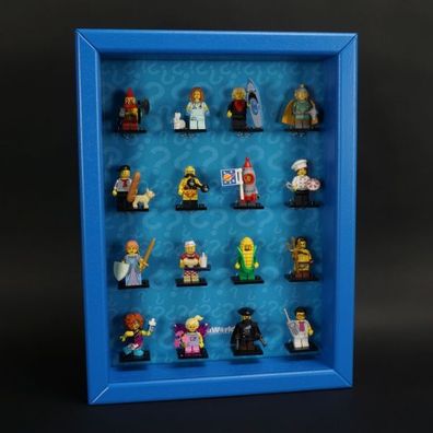 ClickCase Vitrine für LEGO® Serie 17 (71018) mit 16 Figurenhalter