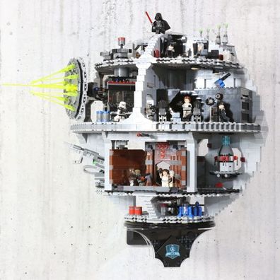 DeathStarHolder die Wandhalterung für deinen LEGO Todesstern Star Wars Set 10188 und