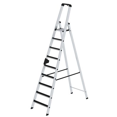 Stufen-Stehleiter einseitig begehbar mit clip-step 9 Stufen