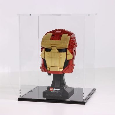 FiguSafe Vitrine für LEGO® Marvel Avengers Iron Mans Helm 76165 T/ B/ H 200x200x250 m