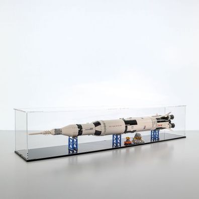 Acryl Vitrine für LEGO NASA Apollo Saturn V 92176 T/B/H 190x1090x190 mm