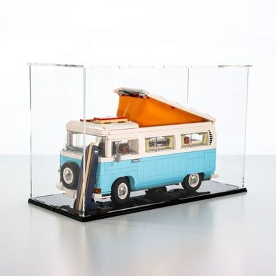 FiguSafe Vitrine für LEGO® Volkswagen T2 Campingbus 10279 T/ B/ H 200x400x250 mm 025