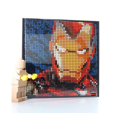 SafePlate für LEGO® Art Set „Marvel Studios Iron Man“ 31199 T/ B 383x383 07003