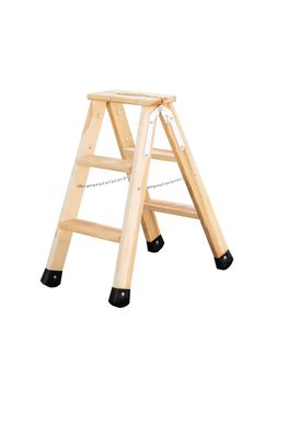 Stufen-Stehleiter Holz 2x3 Stufen