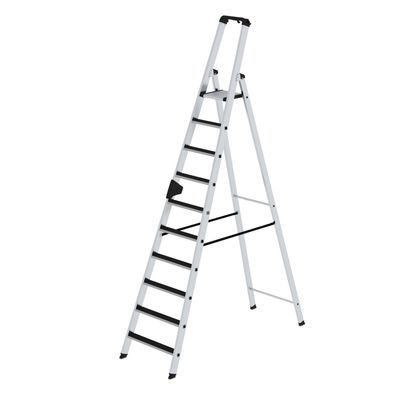 Stufen-Stehleiter einseitig begehbar mit clip-step 10 Stufen