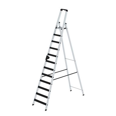 Stufen-Stehleiter einseitig begehbar mit clip-step relax 14 Stufen