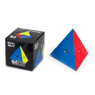 MoYu Meilong Pyraminx Magnetic 3x3 - stickerless - Zauberwürfel Rubiks Speedcub