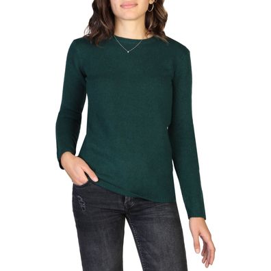 100% Cashmere - Bekleidung - Pullover - C-NECK-W-190-GREEN - Damen - Grün