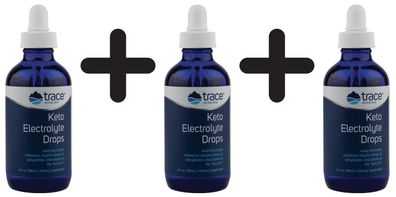 3 x Keto Electrolyte Drops - 118 ml.