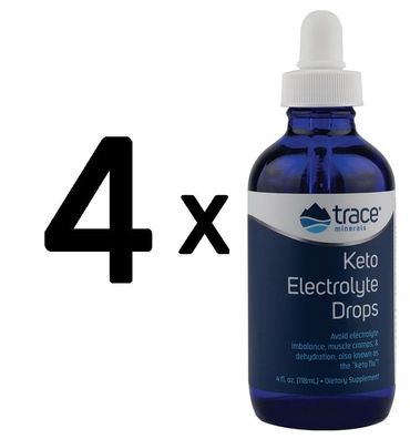 4 x Keto Electrolyte Drops - 118 ml.
