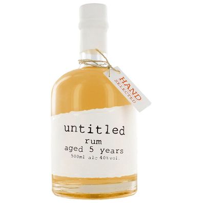 untitled 5 Years aged Rum / 40% Vol. 0,5l / 5 Jahre Fasslagerung