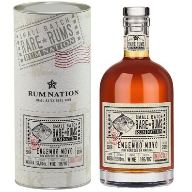 Rum Nation / Rare Rum Engenho Novo 2009 - 2019 Amarone / 52% 0,7 ltr.