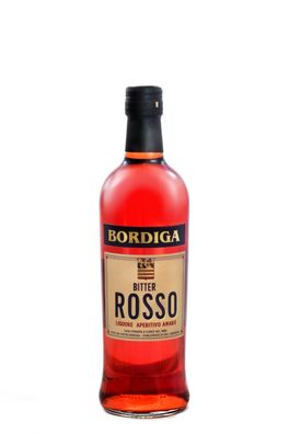 Bordiga Bitter Rosso Rot / 21% Vol. 0,7l / Italienischer Bitterlikör