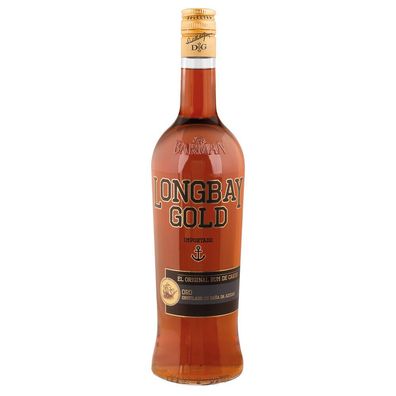 Long Bay Gold Rum / 38% Vol. 1,0 ltr. / Brauner Karibik Rum