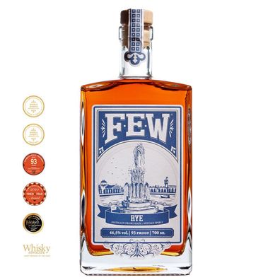 FEW Straight Rey Bourbon Whiskey / 46,5%Vol. 0,7 Ltr.