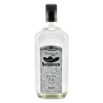 Tequila Sombrero Silver Blanco / 100% Blue Agave / 38% Vol. 0,7 Ltr.