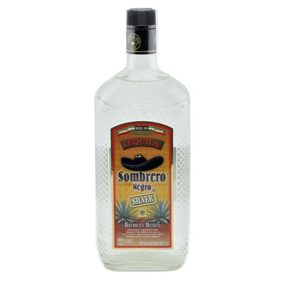 Tequila Sombrero Negro Silver Blanco / 38% Vol. 1,0 Ltr.