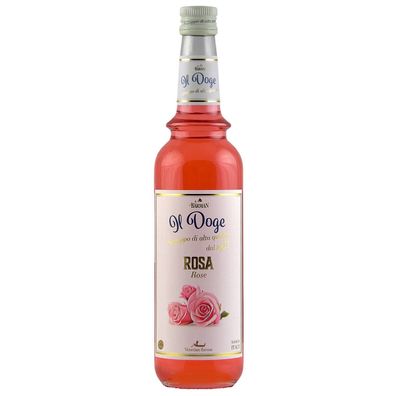 Il Doge Sirup Rose 0,7l alkoholfrei für Cocktail und Kaffee