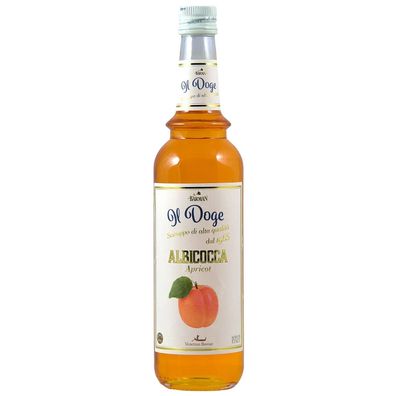 Il Doge Sirup Aprikose Apricot 0,7l alkoholfrei für Cocktail & Kaffee