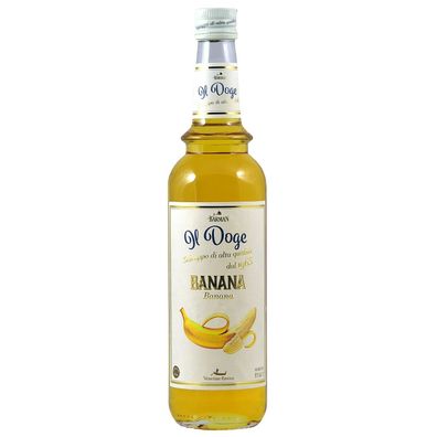 Il Doge Sirup Banane 0,7l alkoholfrei für Cocktail und Kaffee