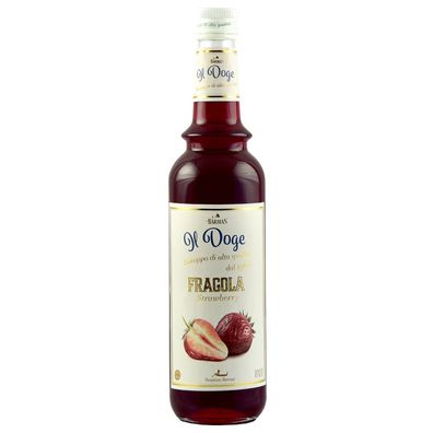 Il Doge Sirup Erdbeere Strawberry 0,7l für Cocktail und Kaffee