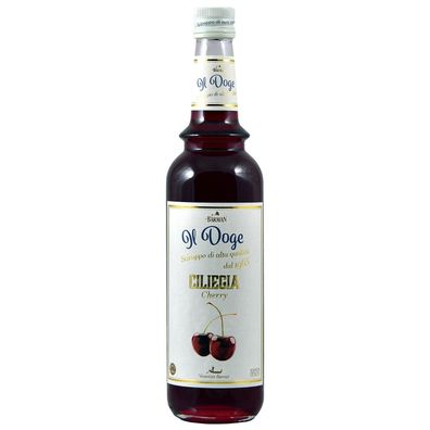 Il Doge Sirup Kirsche Cherry alkoholfrei 0,7l für Cocktail und Kaffee
