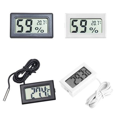 Mini Digital LCD Innentemperatursensor Feuchtigkeitsthermometer Hygrometer